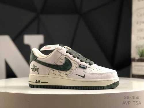 Half-Size Nike Air Force 1 07 Air Force One Low-Top Versatile Casual Sports Shoe