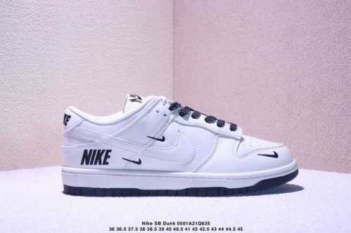 High-End Customization Company-Level Nike Sb Dunk Low Collaboration Triple Swoos