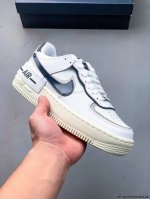 Company-Level! Nike Air Force 1 Shadow Patchwork Macaron Side Swoosh In A Layere