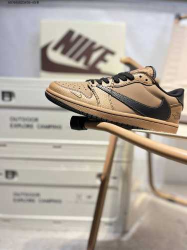 Corporate Grade Top Layer Leather The North Face X Jordan Air Jordan 1 Low Aj1 L