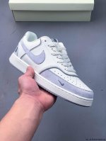 Corporate-Level Nike Court Vision Low Leather Versatile Casual Sneakers 0517389C