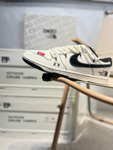 Nike Sb Dunk Low "The North Face" Anniversary High-End Custom Low-Top Casual Sho