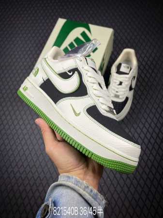 B Nike Air Force 1 '07 Low North Face Collaboration White Black Green Air Force - Click Image to Close