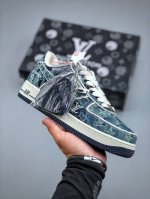 nike Air Force 1 Low 07 X Louis Vuitton Denim Blue Original Last And Original