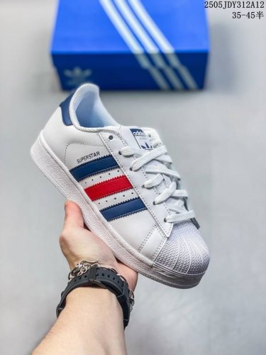 Top-Layer Blue Base Soft Sole Version. Company-Grade Adidas Adidas Three Leaves