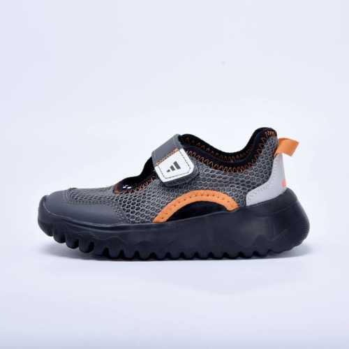 Adidas Sandals 8731 Carbon Gray Orange 24-37