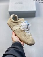 Gg-Cc Lace Bow Dexun Shoes Suede Leather Series Forrest Gump Retro Style Ballet