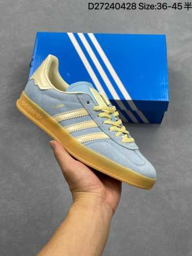 Adidas Originals Gazelle Indoor Retro Clover Anti-Slip Transparent Rubber Sneake