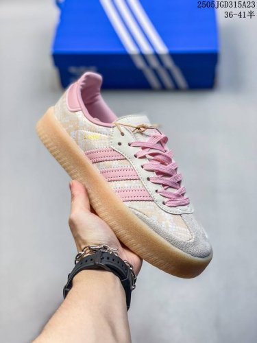 Real Label With Half Size Adidas Originals Sambae Comfortable And Versatile Non-