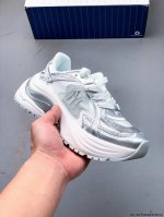 Corporate-Level Mlb Chunky Liner Thick-Soled Casual Running Shoes Ny Printed Bre