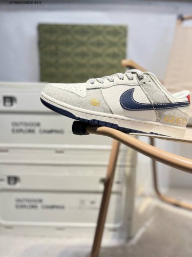 Nike Sb Dunk Low Gucci Collaboration Anniversary High-End Customization Low-Top