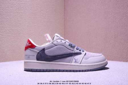 Travis Scott X Fragment Design X Air Jordan 1 Low Og Sp Aj1 Low-Top Cultural Cas - Click Image to Close