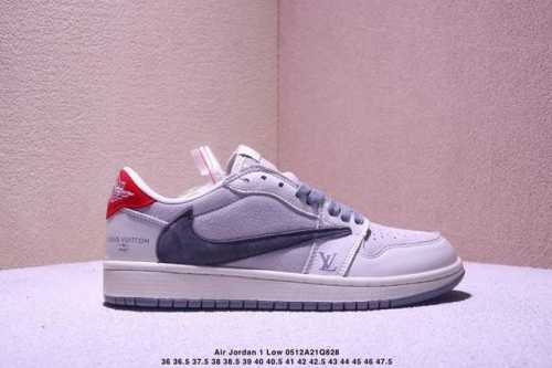 Travis Scott X Fragment Design X Air Jordan 1 Low Og Sp Aj1 Low-Top Cultural Cas