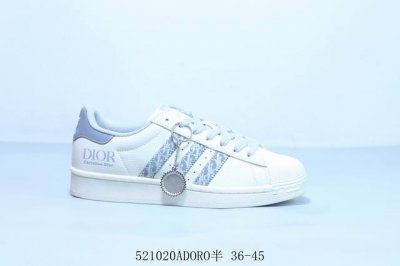 Adidas Originals Superstar Shell Toe Series Low-Top Classic Casual Sneakers Dior