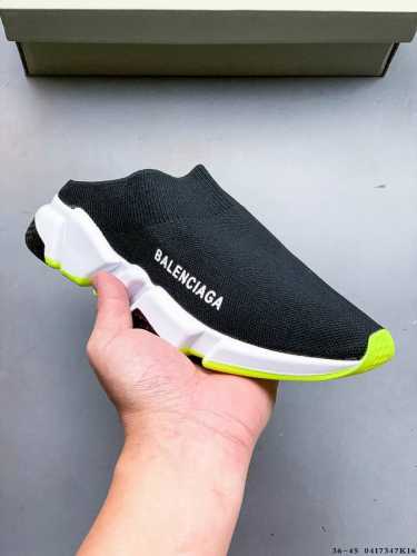 Balenciaga Speed 2.0 Original Knitted Cotton Half-Slip Socks Shoes Md Multi-Laye