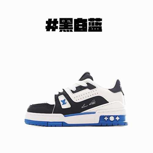 Lu Jia Round-Toe Lace-Up Children's Sports Shoes This Shoe Features A Design Tha