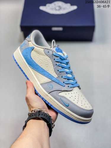 Overseas Hit Limited Sale Travis Scott X Fragment Design X Jordan Air Jordan 1 L