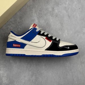Local Core Private Supreme X Nike Dunk Sb Low Sup X Nike Sb Black And White Blue