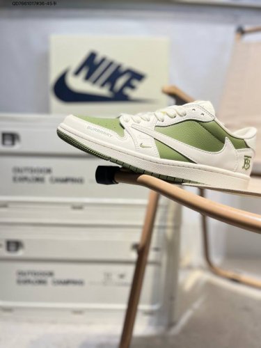 Company-Grade Top-Grain Leather Jordan Air Jordan 1 Low Aj1 Low-Top Series Baske