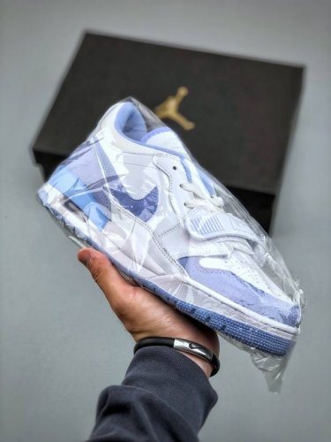 Nike Air Jordan Legacy 312 Low White And Purple Original Factory Private Grindin