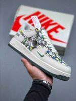 nike Air Force 1'07 Low Dior Co-Branded Beige Green Floral Air Force One Low-