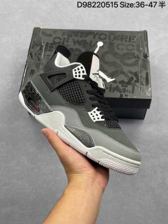 Air Jordan 4 Retro Pear Pack Reissue Fear Limited Edition Black And White Aj4 Jo - Click Image to Close