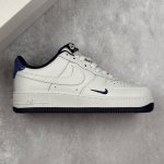 Local Core Private Nike Air Force 1 Low White Dark Blue Air Force One Low-Top Ca