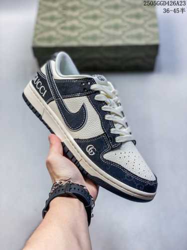 Overseas Hot-Selling Limited Edition High-End Customized Nike Sb Dunk Low Gucci