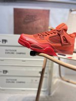 Nigel Sylvester X Air Jordan 4 Og Brick By Brick Aj4 Brick Red #The Shoe Color H