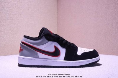 Air Jordan 1 Low Panda Low-Top Black, White And Red Aj1 Jordan 1 Generation Aj1