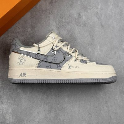 Local Core Private Nike Air Force 1'07 Low Lv Joint Gray Print Drawstring Air Fo