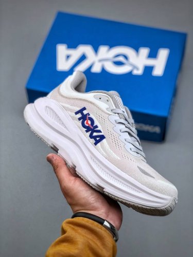 Hoka M Bondi 9 New Color Matching Low-Top Lightweight Outdoor Cross-Country Leis