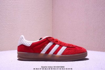 Adidas Originals Gazelle Indoor Retro Three-Stripe Slip-Resistant Transparent Ru