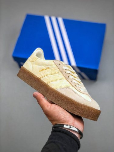 clot X Adidas Originals Gazelle Crepe Sole Pack Comfortable, Non-Slip And Wea