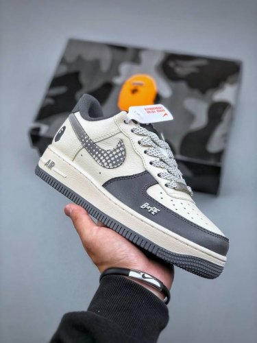 Nike Air Force 1'07 Low Bape Co-Branded Star Hook Air Force One Low-Top Casual S