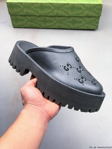 Picture Collection Company Level! Gucci Comfortable And Versatile Thick-Soled Hi
