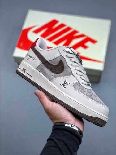 nike Air Force 1 07 Low Lv Co-Branded White And Gray Air Force One Classic Lo
