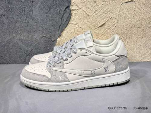 Travis Scott X Fragment Design X Air Jordan Aj1 Low Og Sp Three-Way Collaboratio
