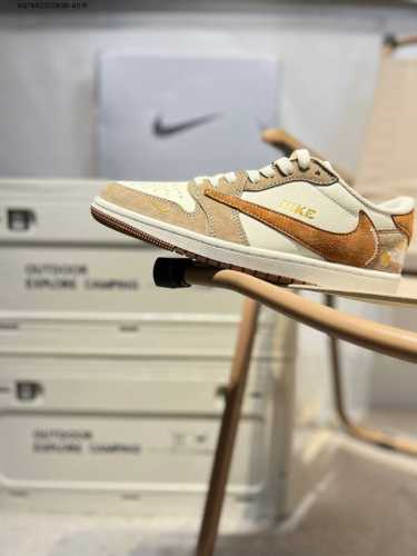 Corporate Grade Top Layer Leather The North Face X Jordan Air Jordan 1 Low Aj1 L