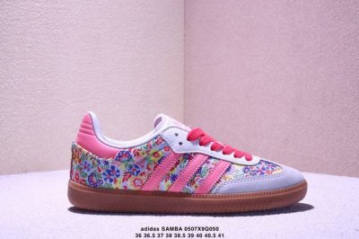 Liberty London X Adidas Originals Samba Og Gray Pink This Shoe Continues The Tra