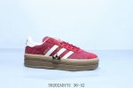 adidas Adidas Gazelle Bold Low-Top Wear-Resistant Thick-Soled Height-Enhancin