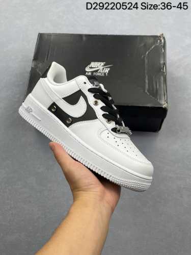 Nike Air Force 1 '07 Low Air Force One Low-Top Versatile Thick-Soled Height-Enha