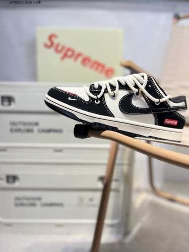 Nike Sb Dunk Low "Supreme Joint" Anniversary High-End Custom Low-Top Casual Shoe