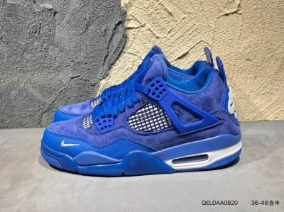 Classic Real-Life Photos Jordan Air Jordan 4 Tech White White Oreo Retro Basketb
