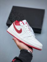Air Jordan 1 Low Panda Aj1 Jordan 1 "Beige Campus Red" Low-Top Culture Casual Sn