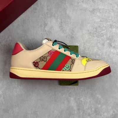 Local Core Private Gucci~~2025 Latest Color Matching Small Dirty Shoes Casual Sh