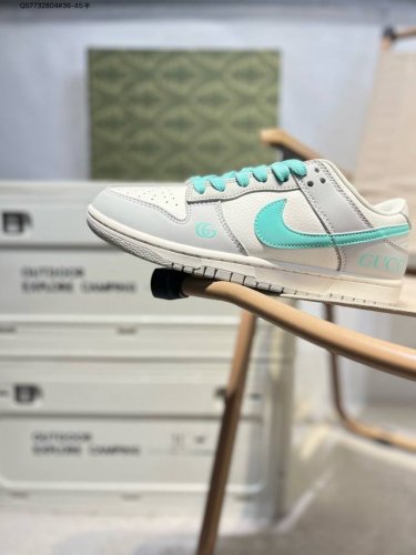 Nike Sb Dunk Low Gucci Collaboration Anniversary High-End Customization Low-Top