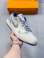 Overseas Hit Limited Sale! Nike Jordan Air Jordan 1 "Lv Joint Ash Three-Dimensio