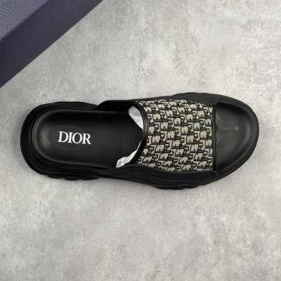 Local Core Private Dior Dior's Latest H-Town Series Oblique Thick-Soled Sandals.