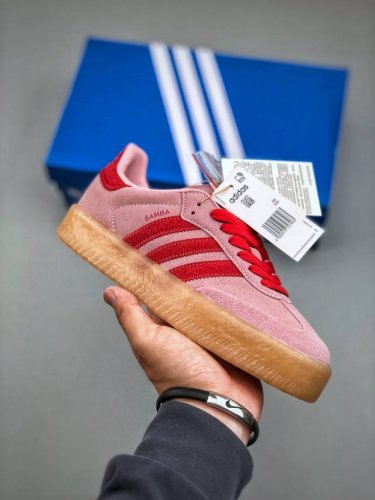 Adidas Originals Sambae Almost Blue Gum Samba Dance Oversized Thick Sole Series